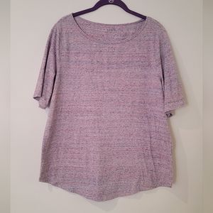 Loft Outlet soft Multi-color speckled t-shirt  Size XL
